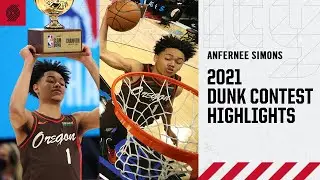 Anfernee Simons Dunk Contest ALL DUNKS | 2021 NBA All-Star