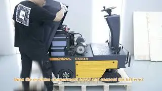 Ride-On Floor Sweeper, CSR49 Unbox 49