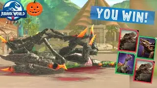 New Apex Scorpion ALACRANIX RAID BOSS DEFEATED!!  Jurassic World Alive