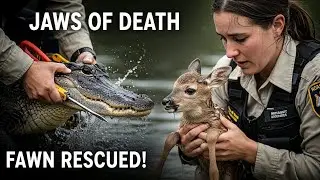 Wildlife Rescue: Saving a Fawn from an Alligator's Jaws | Dramatic Animal Rescue Operation