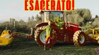 Trincia anteriore + posteriore: combo perfetta o rischio inutile?#vigneto #trattore #trincia