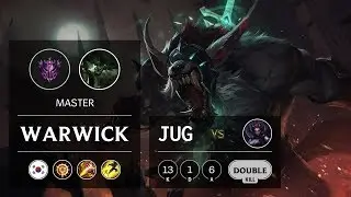 Warwick Jungle vs Elise - KR Master Patch 9.16