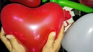 3 K Colourful Funny Balloon Popping | Colourful Mini ASMR Balloons Unboxing | ASMR Blow & Pop #pop