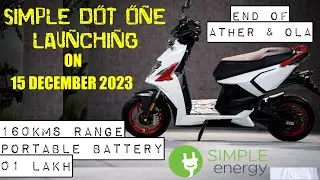 Simple Dot One Electric Scooter Launch Update | Simple Energy Malayalam Review | #simpledotone