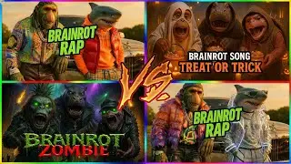 ⚠️ BRAINROT RAP 🆚 BRAINROT SONG: TREAT OR TRICK | ULTIMATE TILES HOP BATTLE 🎃🎶