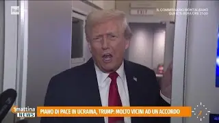 Piano di pace in Ucraina, Trump: 
