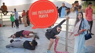 Fake photoshoot public reaction prank video 😂
