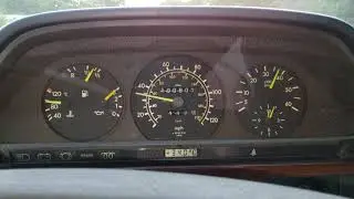 1984 Mercedes 300SD W126 Acceleration