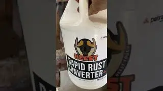Rust conversion products for vehicles, comparison. Jue Fish and Beast Rapid  Rust Remover.