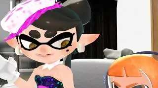 Splatoon MMD: Callie and Marie helps Agent 3 with Cheating Problem