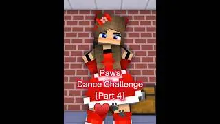 Paws Dance Challenge [Part 4] 🐾 - Mine-imator Minecraft Animation #shorts #minecraftanimations