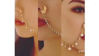 beautiful nath design ideas||new stylish naath design for girls.