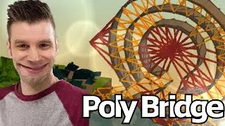 DIKKE LOOP IN POLY BRIDGE! David speelt Poly Bridge!