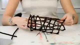 Как сделать длинный дом из ершиков для чистки трубок: поделки из ершиков для чистки трубок