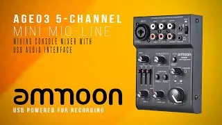 Unboxing Ammoon AGE03 Audio mixer / 5 channel