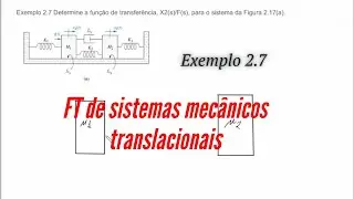 Função de transferência de sistemas mecânicos translacionais - Questão 01
