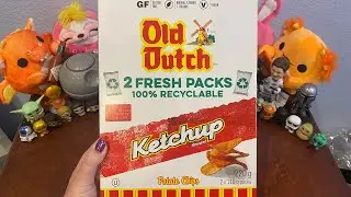 Trying Old Dutch Ketchup Chips #asmr #chewingsounds #madeincanada