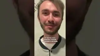 When an Italian tries to pronounce 