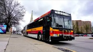 MTA Maryland 1997 NABI 436 08 American Ikarus #9619 On Route 19 Full Ride