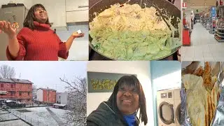 Snowing after 9years/Proud mom moment/Life in italy/Grocery/Cosy home cooking & more!
