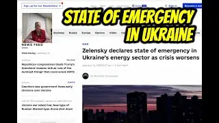 Zelenskyy Declares State Of Emergency. Winter & Russian Attacks Wreaking Havoc | Rowell Report