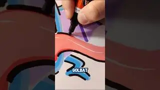 Drawing one of the ugliest pokemon: golbat!