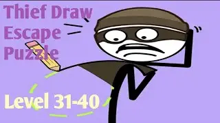 Thief Draw: Escape Puzzle Level 31-40 By Weegoon Androidios Gameplays & Walkthrough