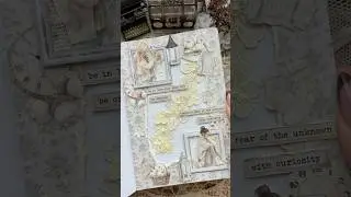 ASMR journal white shades of fall🤍🦢✨|#asmr #journal #journaling #journalwithme #scrapbooking #fyp