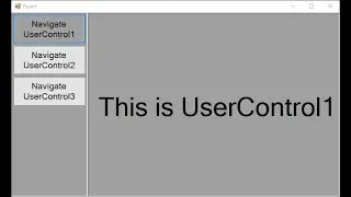 Simple Navigation View in C# Winforms
