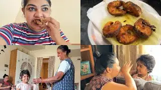 Meeting my mom after big gap Sunday விருந்து தயார் // my craving started…