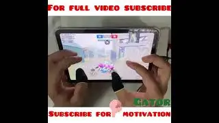 BGMI, pubg , 6 finger full gyro claw on iPad mini 6 , 6 finger setup