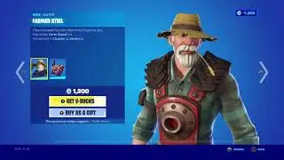 *RARE* FARMER STEEL SKIN SET RETURNS! (POWER PITCH PICKAXE & BATTLE BARN WRAP)