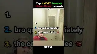 TOP 3 MOST FUNNIEST HORROR GAME MOMENTS 👹😱 #creepybutfunny #anime #epicgamefails  #horrorcomedy