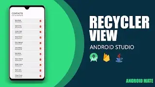 Implementing RecyclerView in an Android App with Android Studio and Firebase | Step-by-Step Tutorial