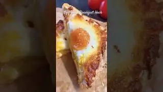 Viral Egg Toast Breakfast - Easy Hack #shorts#breakfast#breakfasttoast#viralbreakfast#eggrecipes