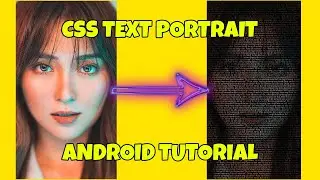 HOW TO MAKE CSS TEXT PORTRAIT ON ANDROID PHONE SIMPLE AND EASY [TAGALOG]