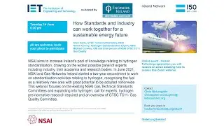 How Standards and Industry can work together for a sustainable energy future