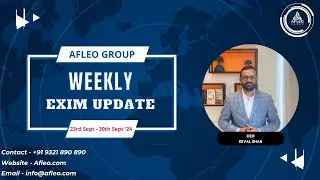 EXIM Weekly Updates - New Initiatives by Govt, Sugar Export Quota, Rice Ban | 23-30 Sep 24 #news