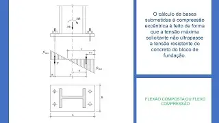 DIMENSIONAMENTO DE PLACAS DE BASE DE PILARES SUBMETIDOS À FORÇA NORMAL E MOMENTO FLETOR