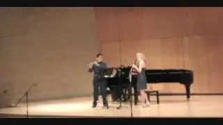 Saint-Saens Tarantella. Sixto Montesinos, flute and Megan Knox Clarinet, Vicki Ann Seldon, piano