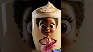 ☕💃Cappuccino Ballerina: EDM Dance on a Neon Stage ☕💃 | DIGITAL MARKETING : Social Media Ads campaign
