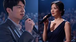 Lee Minho called song hye kyo up to the stage on his emotional speech at the award night 