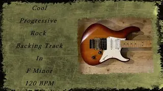 COOL PROGRESSIVE ROCK BACKING TRACK IN F MINOR [ GUITAR BACKING TRACKS ]