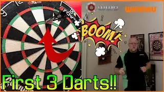 180 FIRST THROW - 2014 Winmau Simon Whitlock Darts - Review Coming Soon