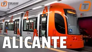 Trains, tram, metro in Alicante Costa Blanca Spain