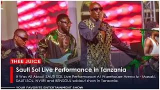 Sauti Sol, Bensoul, Nviiri Performing Live at Masaki in Tanzania
