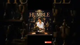 Word of the Day | HUMBLE (Hindi Meaning) | Fluent Trio | #wordoftheday #fluenttrio #youtubeshorts