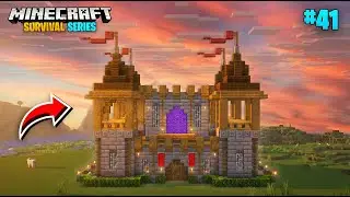 I Built The PERFECT CASTLE in Minecraft Pe 1.21 Survival Series (#41)