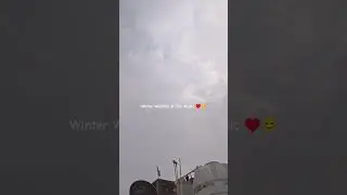 Winter Weather 🤩&hearts;️ #song #songcover #weather #winter #youtubevideo #sky