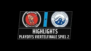 DEL2 Highlights Playoffs Viertelfinale Spiel 2 | Eispiraten Crimmitschau vs. SC Riessersee